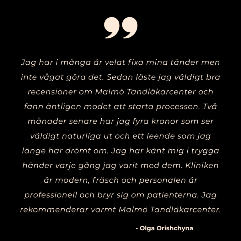 sakna tänder